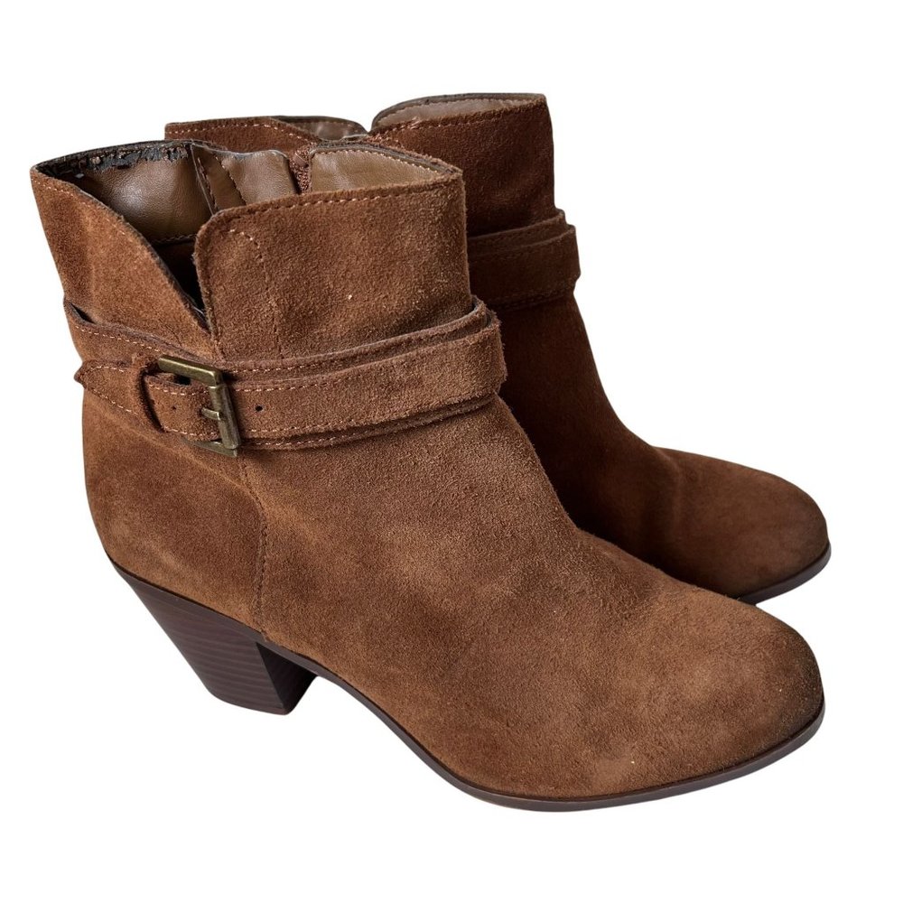 Sam Edelman Lynne Suede Ankle Boots Sz 7